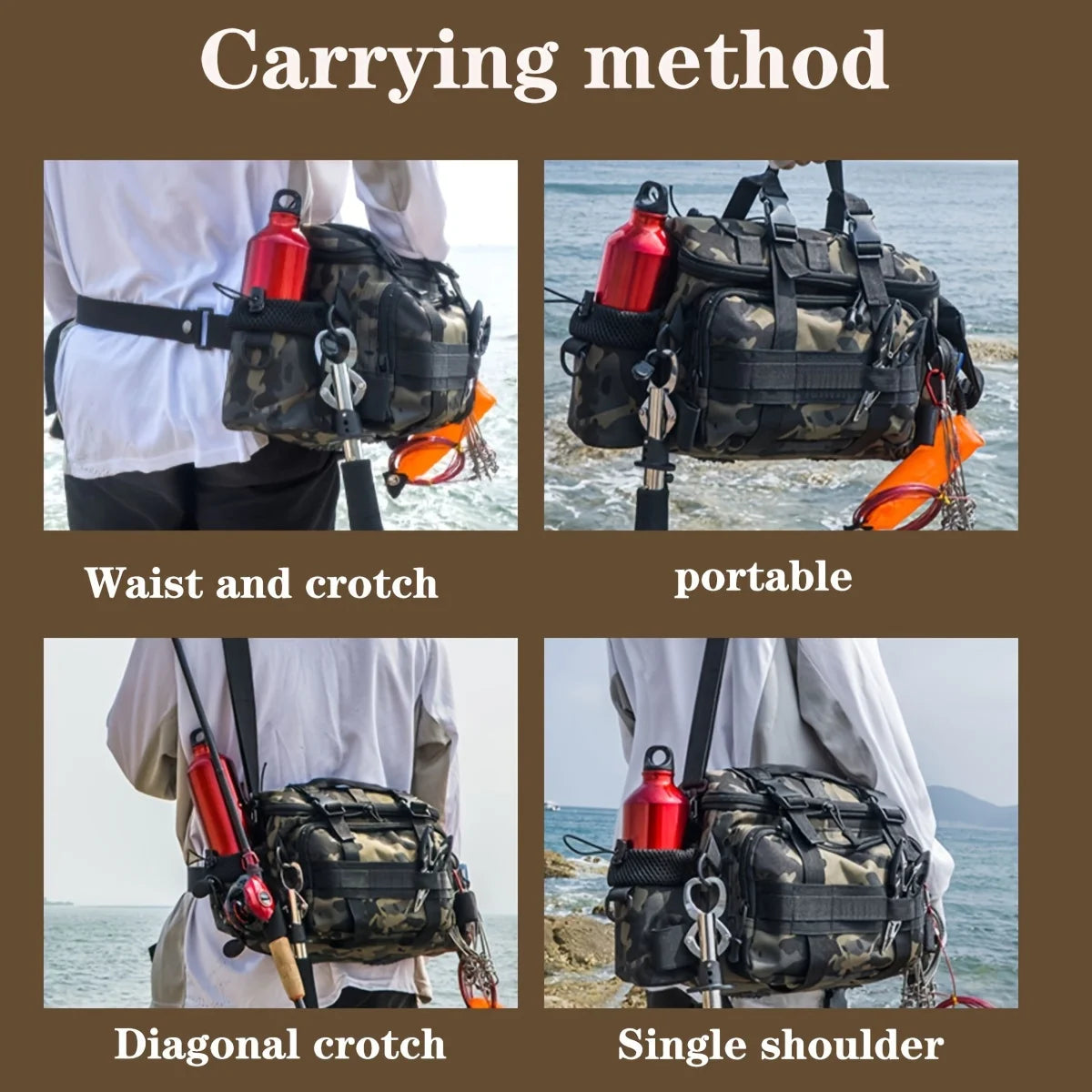 Tactical Fishing Gear Bag