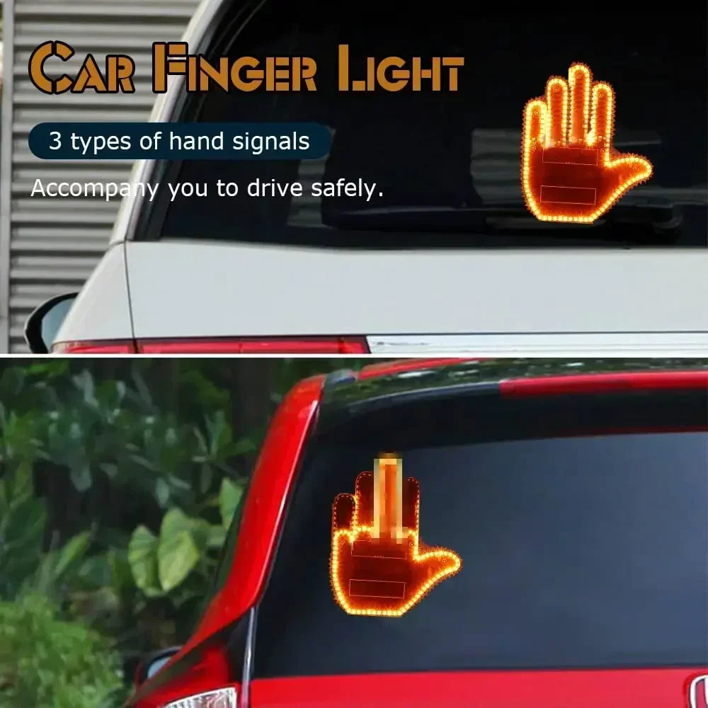 LED Gesture Sign - Middle Finger