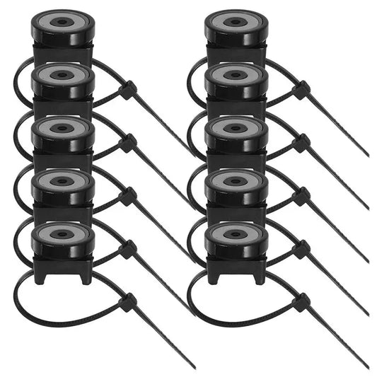 Magnetic Cable Tie Holder - 10 Pack